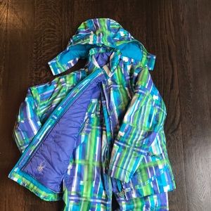 Girls Spyder Ski Suit Snow Suit